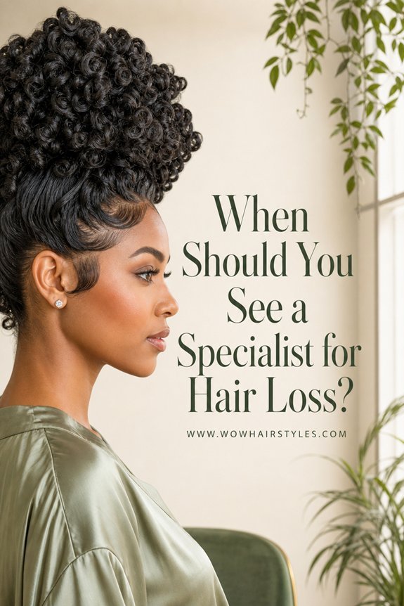seek specialist for persistent shedding